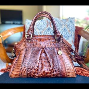 Women’s Metallic Melbourne Bristol leather satchel